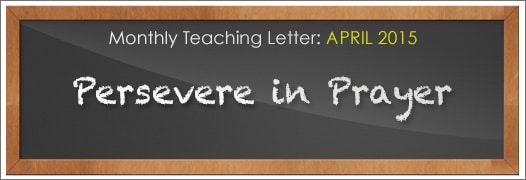 Persevere in Prayer