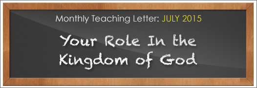 Your Role In the Kingdom of God