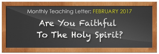 Are You Faithful To The Holy Spirit?