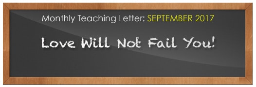 Love Will Not Fail You!