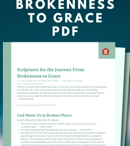 Scriptures for the Journey From Brokenness to Grace - PDF Download