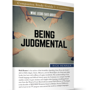 What Jesus Said About... Being Judgmental - PDF Study Guide