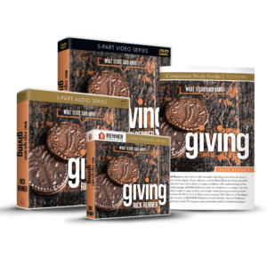What Jesus Said About.... Giving